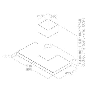 Elica Joy klassische Wandhaube
