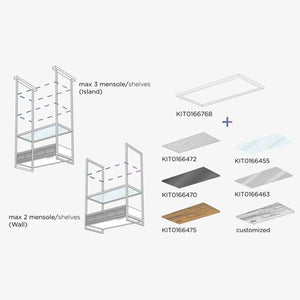 Konsole Schwarzes Metall für Open Suite/Suite Superior