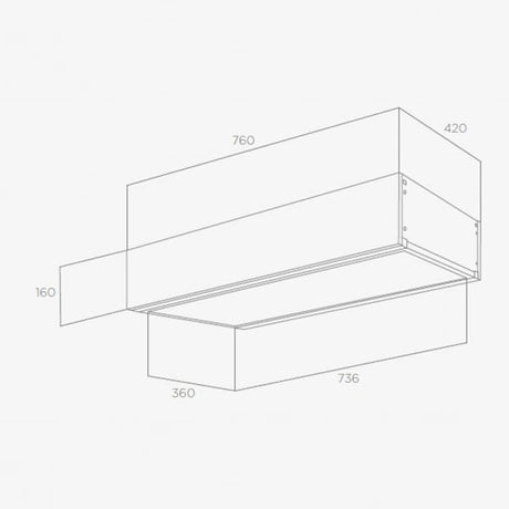 Elica Kit Full-LED-Modul für Open Suite