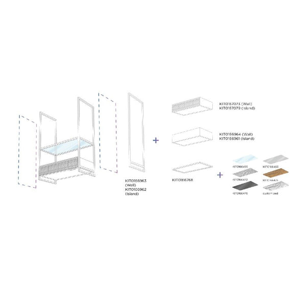 Kit mit Absaugmodul für Open Suite