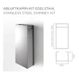 Elica Kamin-Kit Edelstahl 