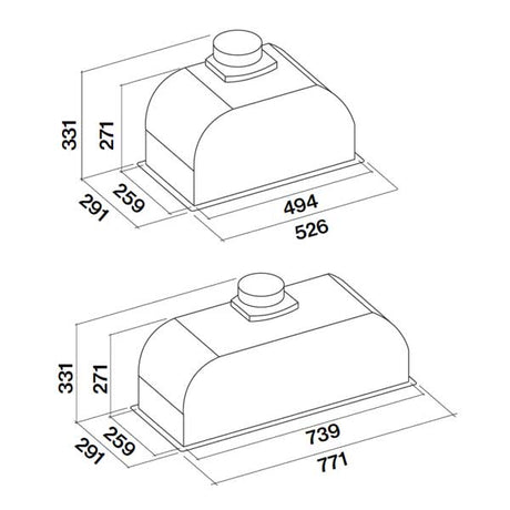 Falmec Lüfterbaustein Plus Green Tech