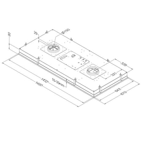 Novy Maxi Pureline Deckenlüfter