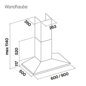 Falmec Mizar Wandhaube
