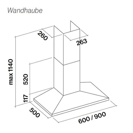 Falmec Mizar Wandhaube
