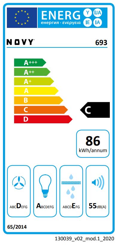 Novy Moveline Flachschirmhaube