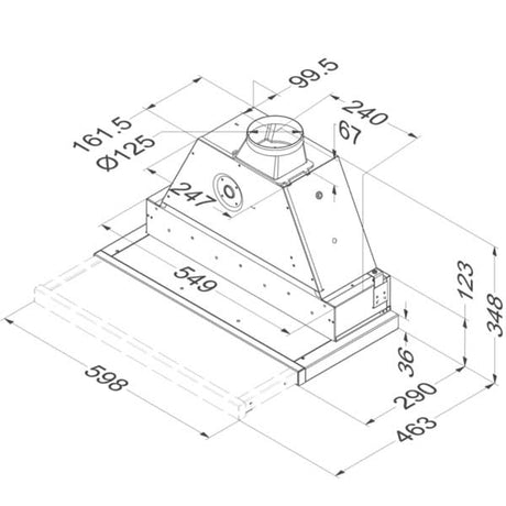 Novy Moveline Flachschirmhaube
