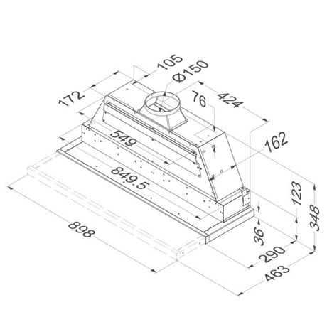 Novy Moveline Flachschirmhaube