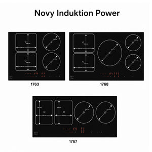 Novy Induktion Power Modelle 1763+1768+1767