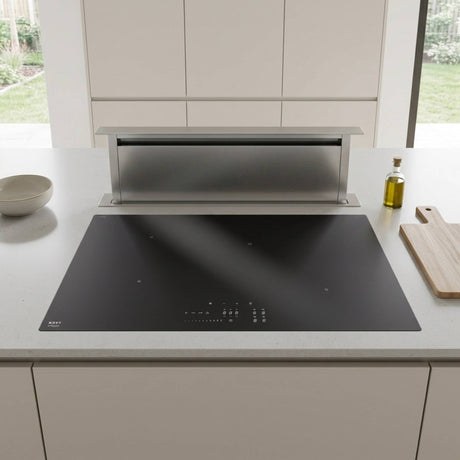 Novy Power Induktionskochfeld für moderne Küchen mit flexiblen Kochzonen und hochwertiger Glasoptik