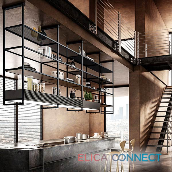 Elica Open Suite Superior Inselhaube