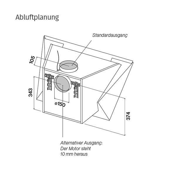 Wandhaube Falmec Zeus Pro für den Hobby-Koch