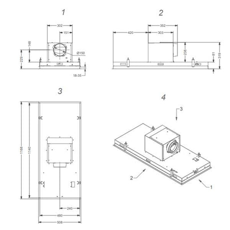 Novy Pureline Deckenlüfter
