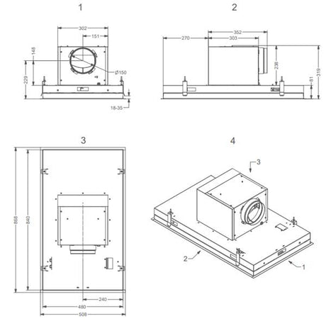 Novy Pureline Deckenlüfter