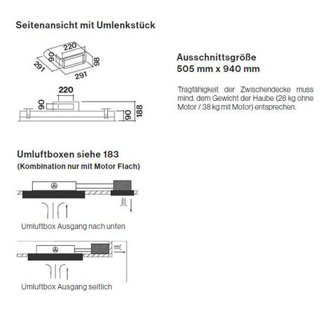 Deckenlüfter Sirio aus Glas von Falmec