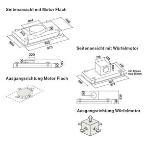 Deckenlüfter Sirio aus Glas von Falmec