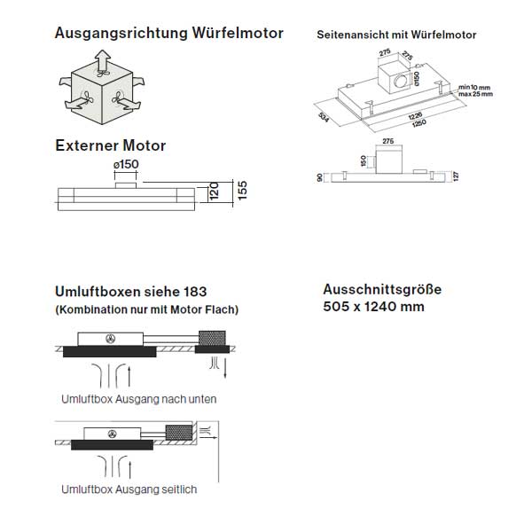 Falmec Skema Deckenlüfter
