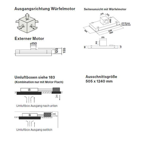 Falmec Skema Deckenlüfter
