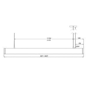 Novy Beleuchtung Pendant mit LED