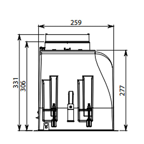 Falmec Lüfterbaustein Plus Green Tech
