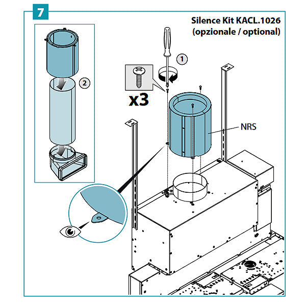 Falmec Silence Kit für die Falmec Brera