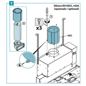 Falmec Silence Kit für die Falmec Brera