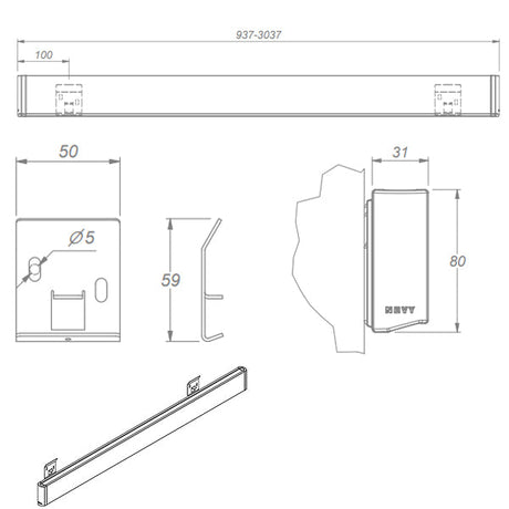 Novy Beleuchtung Wall LED-Beleuchtung
