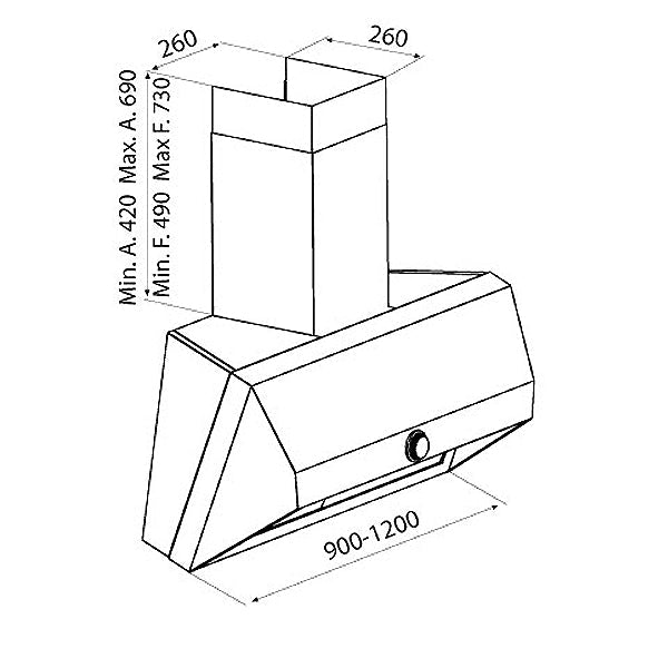 Airforce Wandhaube Vis Head Free No Drop