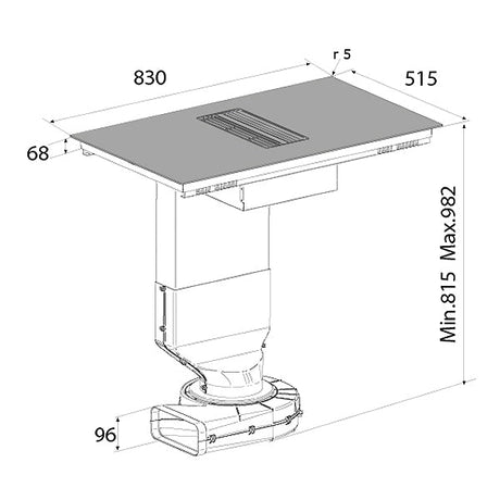 Airforce Centrale Easy Tischhaube