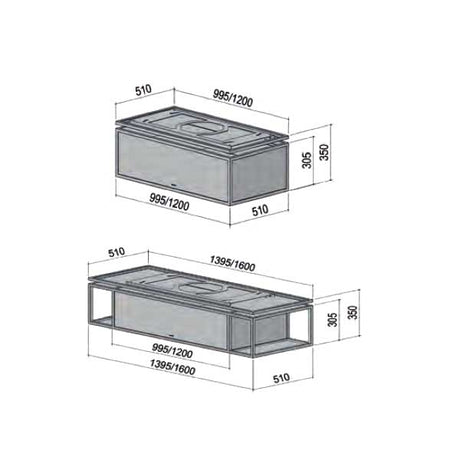 Deckenlifthaube Berbel Skyline Frame 
