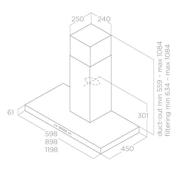 Elica Spot Plus Wandhaube und Inselhaube
