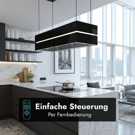 Einfache Steuerung per Fernbedienung. Auch App-Steuerung ist möglich