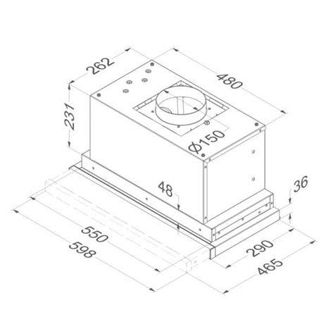 Novy Teleskop 650 Flachschirmhaube