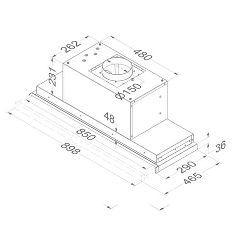Novy Teleskop 650 Flachschirmhaube