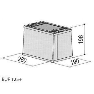 Berbel BUF 125+ Umluftfilter für Einbauhauben