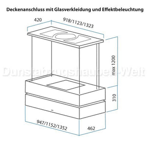 Berbel Deckenanschluss für Skyline Modelle