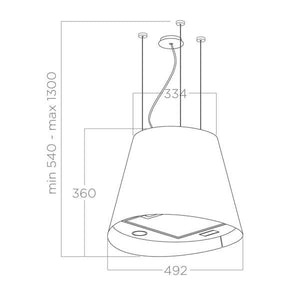 Elica Juno Urban stilvolle Inselhaube