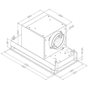 Novy Mini Pureline Lüfterbaustein
