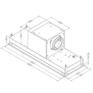 Novy Mini Pureline Lüfterbaustein