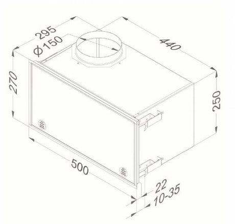 Novy Umluftbox 841.400 für Novy Dunstabzugshauben