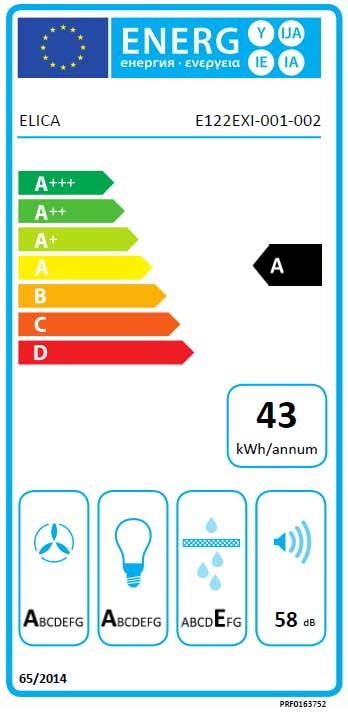 Flache Wandhaube Elica Rules