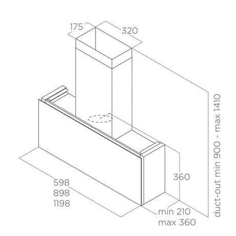 Flache Wandhaube Elica Rules