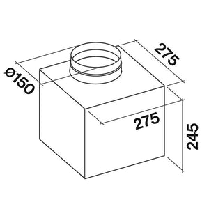 Falmec Würfelmotor 950 m3/h langlebig 