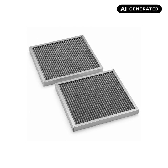 Zwei Plissee-Filter für die Berbel Shapeline BKH SL Kopffreihaube.