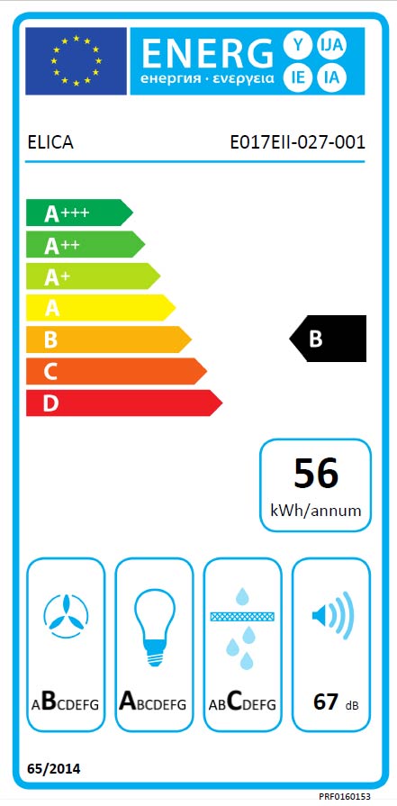 Elica Lever Flachschirmhaube