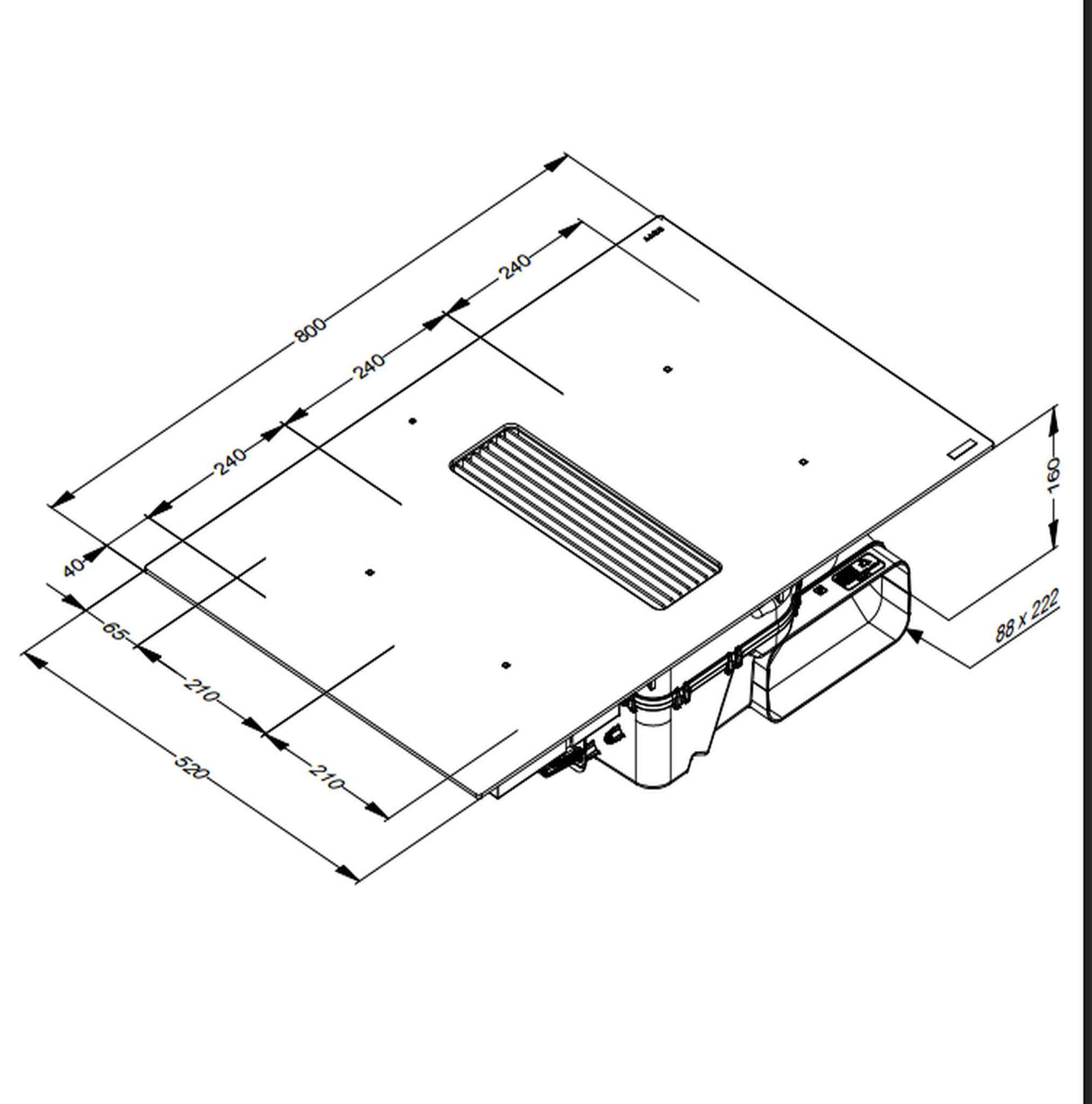 Novy Easy 80 Muldenlüfter