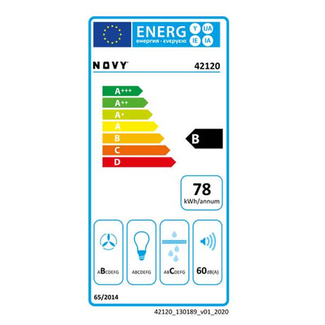 Novy Pureline Frame 120 Inselhaube