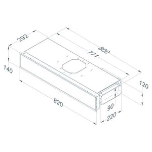 Novy Umluftbox Monoblock 140 x 820