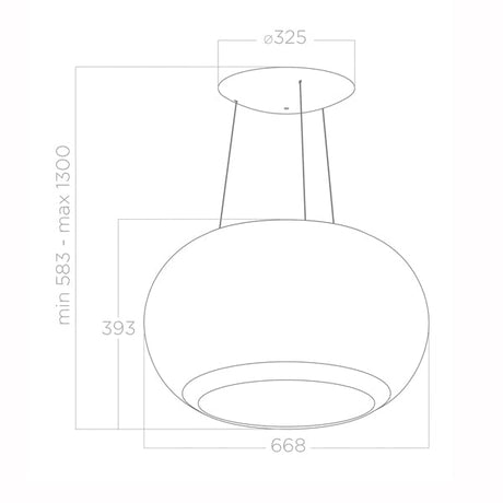Elica Interstellar Inselhaube