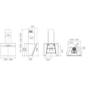 Elica Majestic No Drip Kopffreihaube
